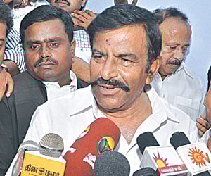 Former DMK minister KN Nehru (File photo | EPS)