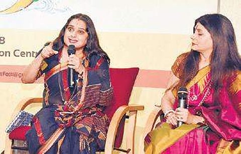 One of the panellists Malavika Avinash during an interactive session