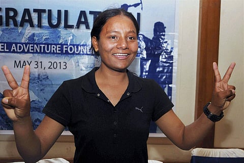 Arunima Sinha, first Indian amputee to conquer Mount Everest. (Photo | PTI)
