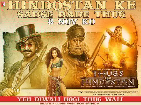 Thugs of Hindostan released today. (Photo | Twitter)