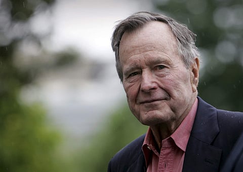 Former US President George H.W. Bush. Bush died at the age of 94 on Friday, about eight months after the death of his wife, Barbara Bush. (Photo | AP)