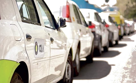 City drivers walking away from app-based cab companies