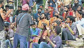 Delegates at the IFFK venue Nandhakumar V H
