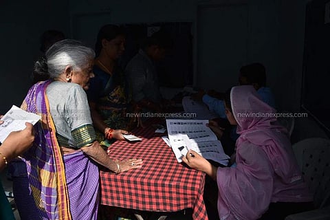 The Election Commission of India issued a clarification that the deletion of names had been done as per due process of purifying electoral roles and was not done intentionally or by mistake (File Photo | EPS/R Satish Babu)