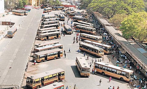 A view of a MTC bus terminus | representative picture