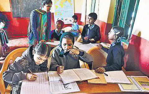 File photo of students writing their exams. (Photo | EPS)