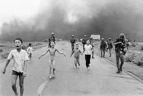 Nick Uts iconic photograph of the 'Napalm Girl'' (File Photo | AP)