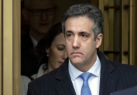 Michael Cohen, President Donald Trump's former lawyer, leaves federal court after his sentencing in New York. (Photo | AP)