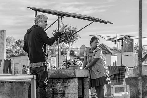 Filmmaker Alfonso Cuaron on the set of 'Roma'. (File | AP)