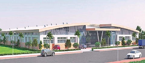 3D image of the ancillary park at the International Ship Repair Facility