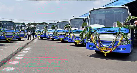 Ukkadam Bus Depot in Coimbatore. (File photo | EPS)