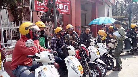 Mizoram's cabs on two wheels