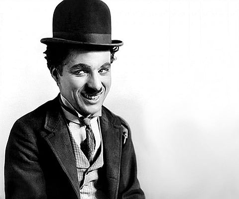 Charlie Chaplin (Image Courtesy Wikimedia Commons).