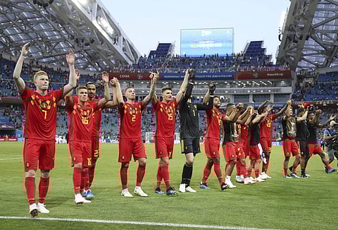 Belgium have 1,727 points by FIFA's calculations to 1,726 for the world champions (File Photo | AP)