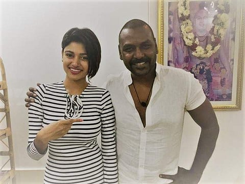Tamil actors Oviya and Raghava Lawrence (Photo | Twitter)