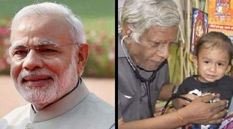 PM Modi (L) | Dr Jayachandran (R) (PTI and Youtube screengrab)