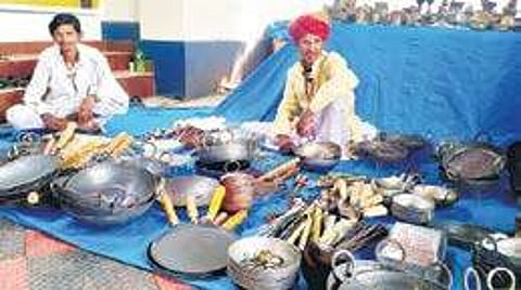 Ironware made by the Lohar community of Rajasthan