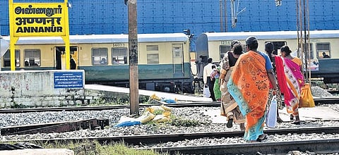 The station records at least one death every month on the railway tracks P Jawahar