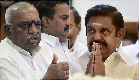 Union Minister Pon Radhakrishnan and Tamil Nadu Chief Minister Edappadi K Palaniswami