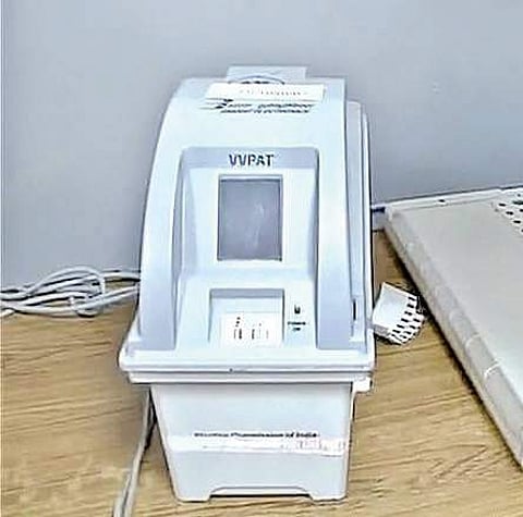 Slip out: VVPAT slips go ‘missing’ in Jubilee Hills, Congress demands re-poll