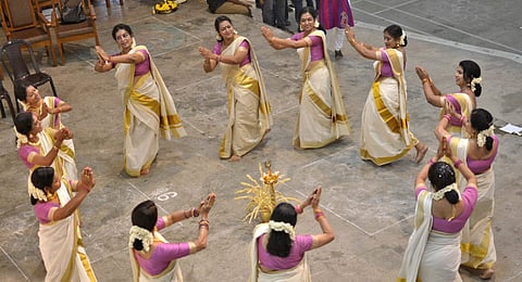 Women celebrating Onam in Kerala. (File | EPS)