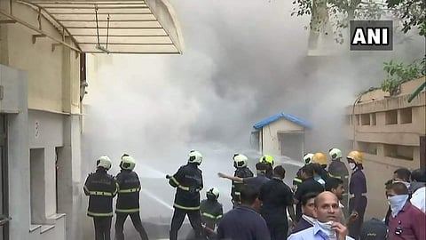 This is said to be the third major fire in Mumbai in the last 48 hours. (Photo | ANI)