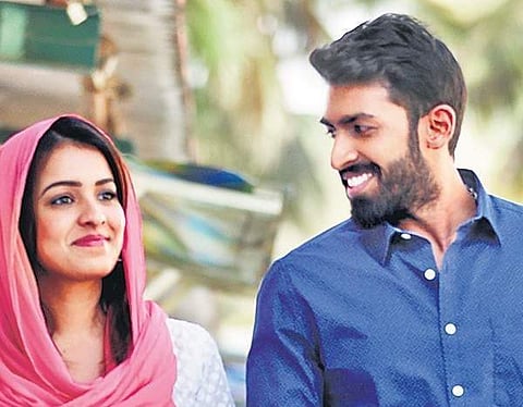 A still from Ananthu v/s Nusrath.