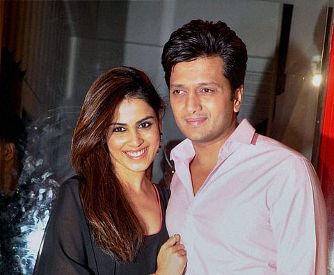 Actors Genelia and Riteish Deshmukh (File | PTI)