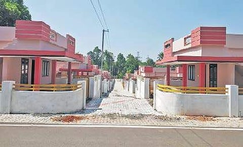 The new villas at Kizhakkambalam