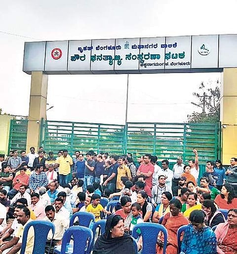 Residents have been complaining of health issues and claim that waste is burned inside the plant