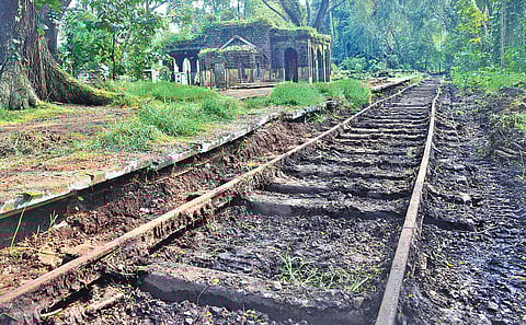 The old railway station in Kochi where the renovation work has already begun | Albin Mathew
