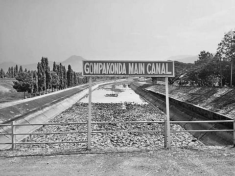 Lining work in Gompakonda main canal yet to be taken up | Express