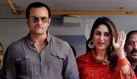 Bollywood actors Kareena Kapoor and Saif Ali Khan (File | PTI)