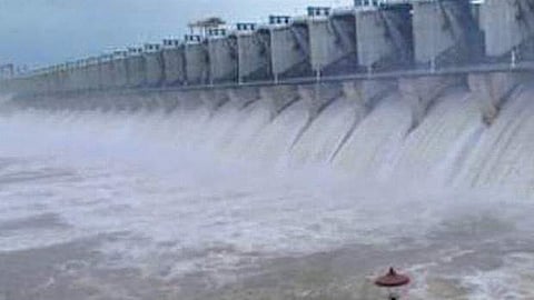 File Photo of Cauvery water released from a dam