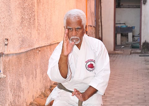 67-year-old karate teacher Bruce Robson.