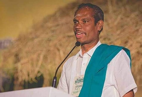 His popularity as a seed conservation man is what earned him the nick name – Nel Jayaraman, (Nel means Paddy seed in Tamil). (Photo | Twitter)