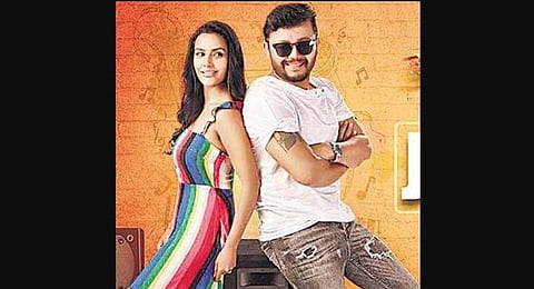 Actors Priya Anand and Ganesh in 'Orange'.