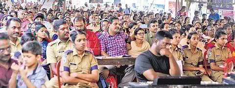 The audience at the venue of State Youth Festival | A Sanesh