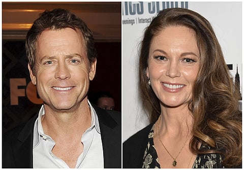 This combination photo shows Greg Kinnear, left, and Diane Lane, who will star as siblings in the final season of 'House of Cards,' on Netflix. | AP