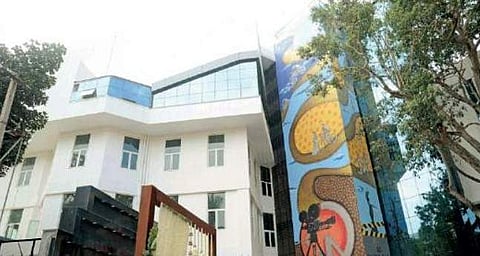 The newly opened building for cine artistes (EPS)