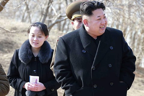 North Korean leader Kim Jong Un and his sister Kim Yo Jong (File | AP)