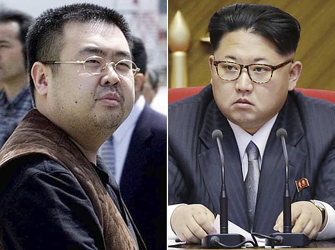 This combination of file photos shows Kim Jong Nam, left, the estranged half-brother of North Korean leader Kim Jong Un. (Photo | AP)