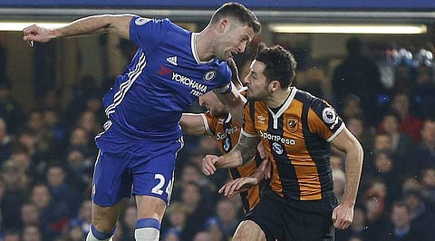 Mason (L) was involved in a sickening collision of with Chelsea defender Cahill (R) in January 2017 and has not played since. (File | AP)