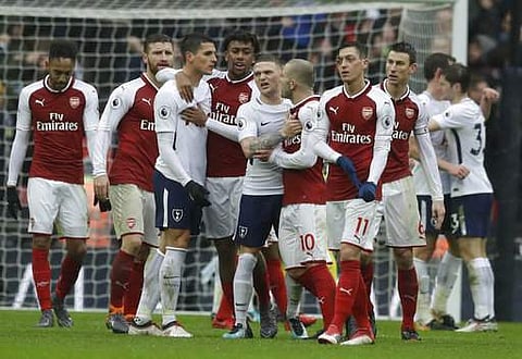 English Premier League soccer match between Tottenham Hotspur and Arsenal. | AP