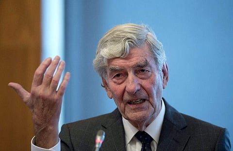 Former Dutch Prime Minister Ruud Lubbers. | AFP