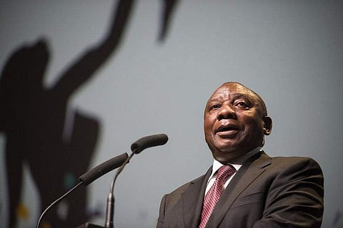 South African president Cyril Ramaphosa | AFP
