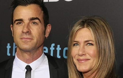 Jennifer Aniston with Justin Theroux | AP