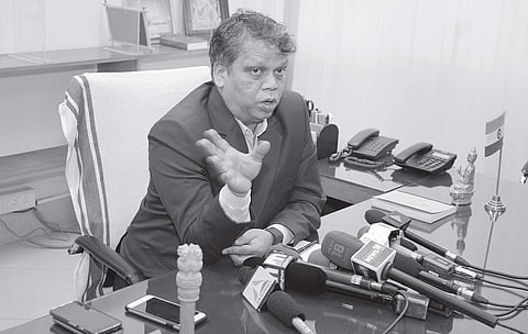 A file image of Kerala police chief Loknath Behera| Manu R Mavelil
