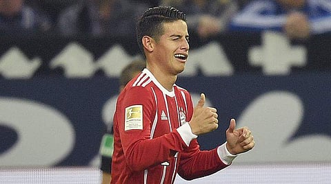 Bayern Munich attacking midfielder James Rodriguez (File | AP)