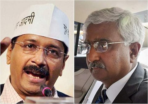 Delhi CM Arvind Kejriwal | Chief Secretary Anshu Prakash (PTI Photos)